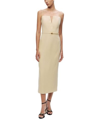 Nocturne Nocturne Strappy Belted Midi Dress