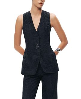 Nocturne Nocturne Textured Tailored Vest