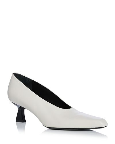 Nodaleto Nodaleto Women's Dona Leather Kitten Heel Pumps