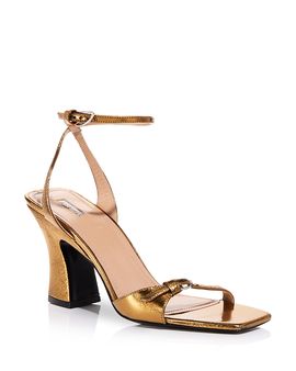 Nodaleto Nodaleto Women's Leather Ankle Strap Sandals