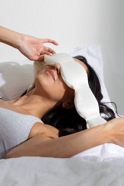 Nodpod™ Nodpod Nodpod Silk Weighted Blanket For Your Eyes in Pearl at Urban Outfitters