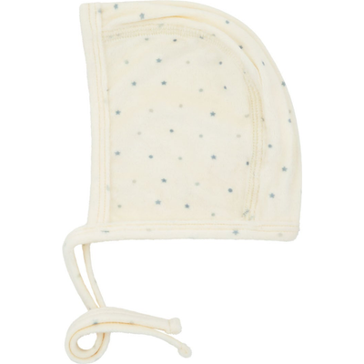 NoggiWear NoggiWear Boys Velour Dot Pattern Wrap Bonnet