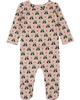 NoggiWear NoggiWear Girls Panda Pattern Footie  - 1
