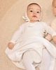 NoggiWear NoggiWear Lil Love Embroidered Wrap Footie and Bonnet - 2