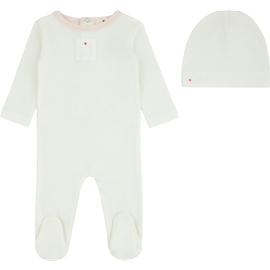NoggiWear NoggiWear Teddy Patch Footie and Beanie Set