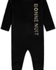 NoggiWear NoggiWear Velour Puffy Letters Footie - 1