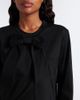 Noir Kei Ninomiya Noir Kei Ninomiya Bow-detail cotton jersey top - 3