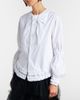 Noir Kei Ninomiya Noir Kei Ninomiya Bow-detail ruffled cotton poplin shirt - 2