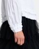 Noir Kei Ninomiya Noir Kei Ninomiya Bow-detail ruffled cotton poplin shirt - 4