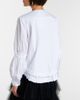 Noir Kei Ninomiya Noir Kei Ninomiya Bow-detail ruffled cotton poplin shirt - 5