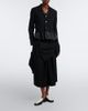 Noir Kei Ninomiya Noir Kei Ninomiya Bow-detail wool and mohair midi skirt - 2