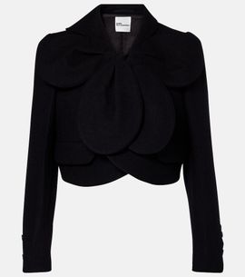 Noir Kei Ninomiya Noir Kei Ninomiya Cropped wool jacket