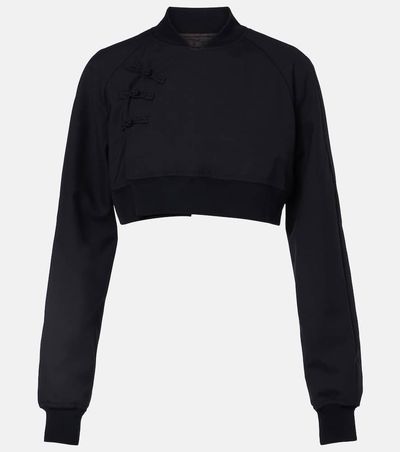Noir Kei Ninomiya Noir Kei Ninomiya Cropped wool top