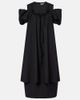 Noir Kei Ninomiya Noir Kei Ninomiya Cutout wool midi dress - 1