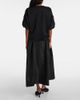 Noir Kei Ninomiya Noir Kei Ninomiya Gathered cotton jersey T-shirt - 3