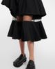 Noir Kei Ninomiya Noir Kei Ninomiya Mesh-trimmed wool midi dress - 5