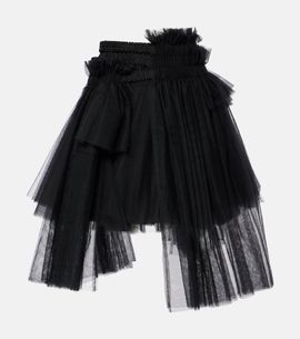 Noir Kei Ninomiya Noir Kei Ninomiya Mesh midi skirt