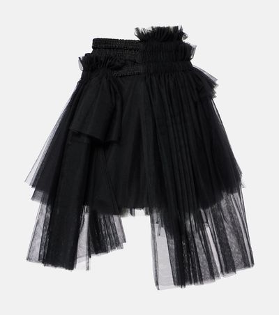 Noir Kei Ninomiya Noir Kei Ninomiya Mesh midi skirt