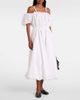 Noir Kei Ninomiya Noir Kei Ninomiya Off-shoulder cotton poplin midi dress - 2
