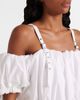 Noir Kei Ninomiya Noir Kei Ninomiya Off-shoulder cotton poplin midi dress - 4