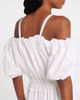 Noir Kei Ninomiya Noir Kei Ninomiya Off-shoulder cotton poplin midi dress - 5