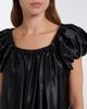 Noir Kei Ninomiya Noir Kei Ninomiya Pleated tiered satin midi dress - 3