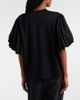 Noir Kei Ninomiya Noir Kei Ninomiya Puff-sleeve cotton jersey T-shirt - 4