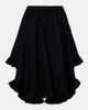 Noir Kei Ninomiya Noir Kei Ninomiya Ruffled tiered wool midi skirt - 1