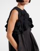 Noir Kei Ninomiya Noir Kei Ninomiya Ruffled wool midi dress - 4