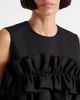 Noir Kei Ninomiya Noir Kei Ninomiya Ruffled wool top - 4