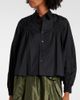 Noir Kei Ninomiya Noir Kei Ninomiya Shirred cotton shirt - 4