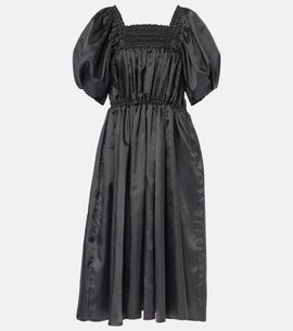 Noir Kei Ninomiya Noir Kei Ninomiya Shirred midi dress