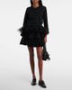 Noir Kei Ninomiya Noir Kei Ninomiya Tulle-trimmed cotton jersey top - 2