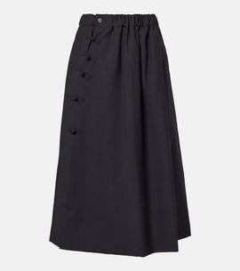 Noir Kei Ninomiya Noir Kei Ninomiya Wool midi skirt