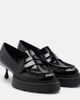 Noir Kei Ninomiya Noir Kei Ninomiya x Jimmy Choo leather loafer pumps - 1