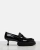Noir Kei Ninomiya Noir Kei Ninomiya x Jimmy Choo leather loafer pumps - 3