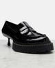 Noir Kei Ninomiya Noir Kei Ninomiya x Jimmy Choo leather loafer pumps - 4