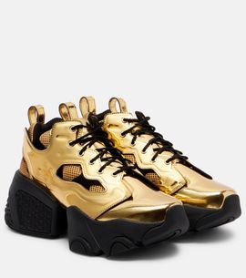 Noir Kei Ninomiya Noir Kei Ninomiya x Reebok metallic-effect platform sneakers