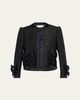 Noir Kei Ninomiya Satin Bow Sequined Jacket - 1