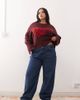 Noisy May Curve Noisy May Curve Alexa mid rise straight leg jeans in dark blue denim - 1