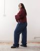 Noisy May Curve Noisy May Curve Alexa mid rise straight leg jeans in dark blue denim - 3