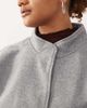 Noisy May Curve Noisy May Curve brushed bomber jacket in light gray - 4
