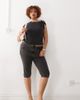 Noisy May Curve Noisy May Curve denim capri in washed black - 1