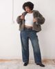 Noisy May Curve Noisy May Curve faux fur jacket in gray-Black - 2
