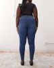Noisy May Curve Noisy May Curve high rise skinny jeans in mid blue wash - 2