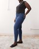 Noisy May Curve Noisy May Curve high rise skinny jeans in mid blue wash - 3