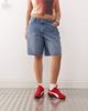 Noisy May Curve Noisy May Curve high waist bermuda denim short in mid wash blue - 2