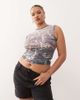 Noisy May Curve Noisy May Curve high waisted denim shorts in black denim - 1
