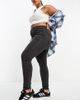 Noisy May Curve Noisy May Curve high waisted skinny jeans in gray - 1