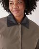 Noisy May Curve Noisy May Curve jacket with cuff and collar detail in brown - 2